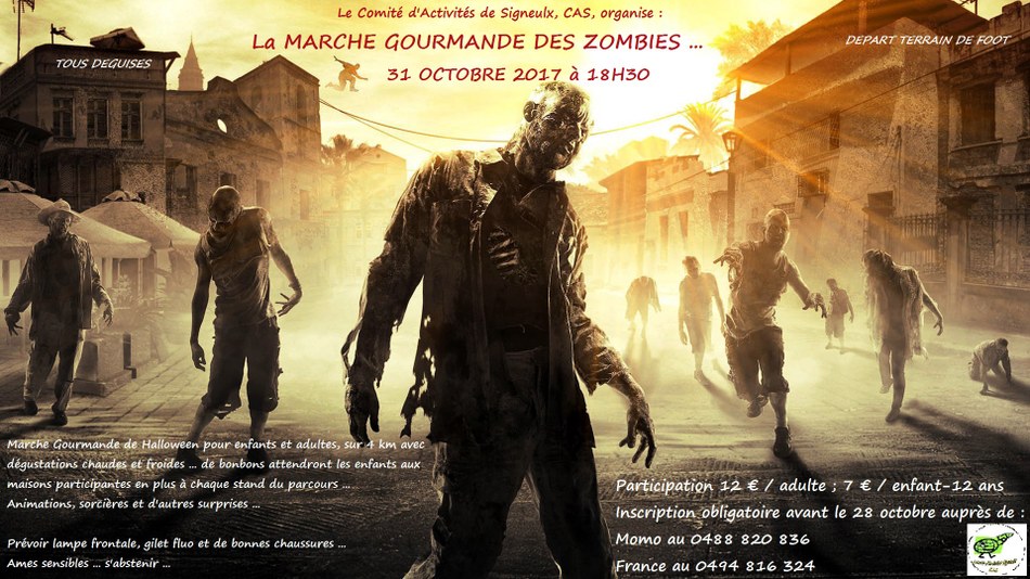 Marche des zombies Afficheh